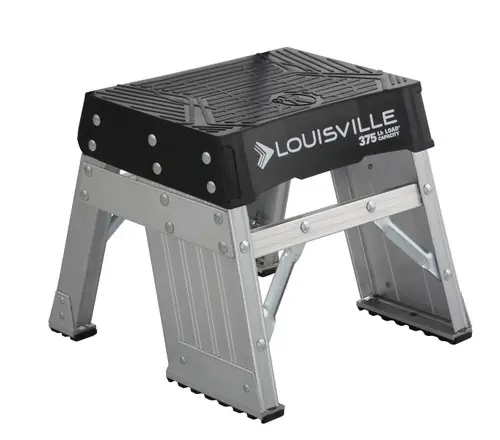 LOUISVILLE Step Stand,375 lb. Ld Cap.,Aluminum AY8001 Discount
