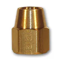Save Now Midland Metal 21611X8 MAF/USA COMP Long Nut, MAF/USA COMPRESSION, 1/2 Od Long Compression Nut, MAF/USA Brass Fittings