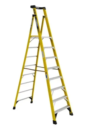 Werner PD7308 14Ft Reach Height Fiberglass Podium Ladder 8Ft T Bargain