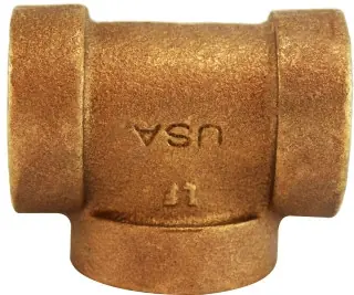 Top Rated Midland Metal 43262 Pipe Tee, 4 in FPT x 4 in FPT x 4 in FPT, Bronze