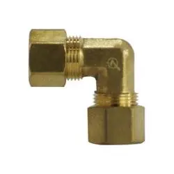 AMC 700065-03 90 deg Reducing Elbow, 3/16 in Compression x 3/16 in Compression, Brass Next Day Delivery