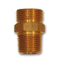 Midland Metal 1390-64 MAF/USA Hose End Adapters, MAF/USA PIPE, 3/8x1/4 Hose End Adapter, MAF/USA Brass Fittings Luxury