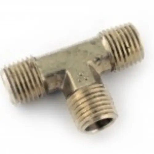 AMC 706232-02 Pipe Tee, 1/8 in MIP x 1/8 in MIP x 1/8 in MIP, Brass Buy Direct