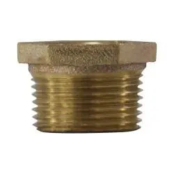 Same Day Shipping AMC 80110-1206 Hex Bushing, 3/4 in MPT x 3/8 in FPT, Brass