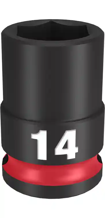 Best Seller Milwaukee Tool 49-66-6138 SHOCKWAVE Impact Duty 3/8" Drive 14MM Standard 6 Point Socket