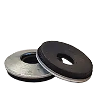 14 x 5/8" Bonded Sealing Washers, Galvanized, Qty 100 Price Cut