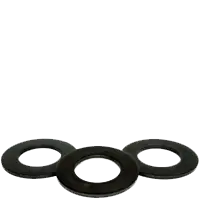 1 1/4" SAE Flat Washers, Plain Finish, Medium Carbon Steel, Thru-Hardened, Made in USA, Qty 25 Special Offer
