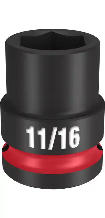 Cheap Milwaukee Tool 49-66-6205 SHOCKWAVE Impact Duty 1/2" Drive 11/16" Standard 6 Point Socket