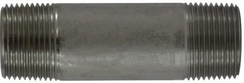 Midland Metal 52104 Seamless Pipe Nipple, 1 in MPT x 1 in MPT, 3-1/2 in L, Stainless Steel, SCH 80 Schedule Price Drop