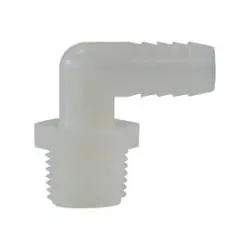 Midland Metal 03772-0402 Male Adapter Hose ID x MIP, Plastic Hose Barbs, Nyl 1/4 Barb x 1/8 Mpt, Plastic Fittings Bargain