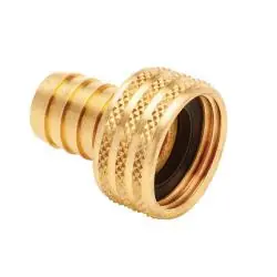 New Arrival Mid-America Fittings LF29FGH-1212 Female Swivel Coupling, 3/4 in Hose Barbed x 3/4 in FHT, Brass