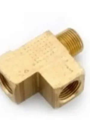 AMC 706127-06 Barstock Street Tee, 3/8 in FPT x 3/8 in MPT x 3/8 in FPT, Brass Hot Deal