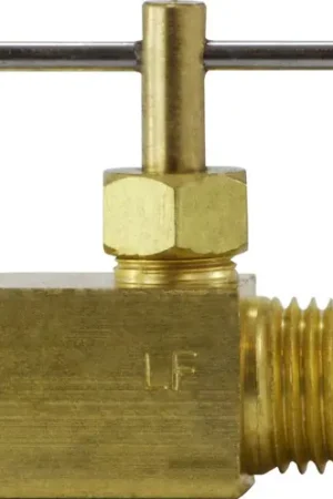 AMC 709135-04 Needle Valve, 1/4 in Nominal, MIP x FIP, Brass Body Express Delivery