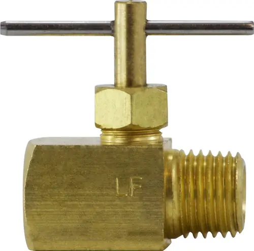 AMC 709135-04 Needle Valve, 1/4 in Nominal, MIP x FIP, Brass Body Express Delivery