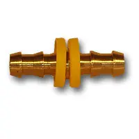 Reduced Price Midland Metal 29PO8-8 Push-On Splicers, MAF/USA HOSE BARB, 1/2 Push On Hose Splicer, MAF/USA Brass Fittings