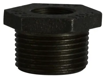 Limited Offer Midland Metal 4 X 1 1/4 DOUBLE TAP BLACK BUSHING - 65552DT