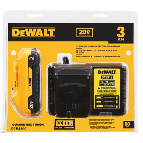 Fresh Stock Dewalt DCB230C 20V Max Battery And Charger