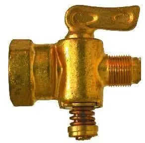 Limited Time Midland Metal 46127 Shut-Off Cock, 3/8 x 3/8 in Nominal, Male Flared x FIP, Forged Brass Body