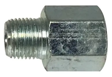 Fast Shipping Midland Metal 36308 Adapter Extension, 1/8-27 Thread, NPTF Thread, Zinc-Plated, Carbon Steel, 3/4 in OAL