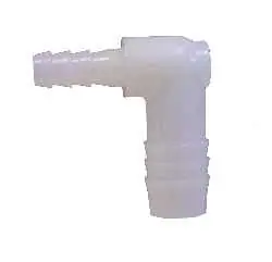 Affordable Midland Metal 33346W 90 deg Reducing Elbow, 3/4 in Hose Barbed x 5/8 in Hose Barbed, Nylon, White