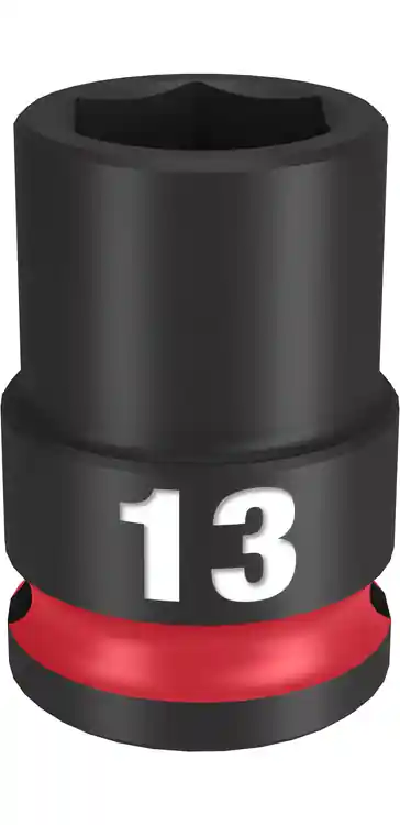 Special Offer Milwaukee Tool 49-66-6137 SHOCKWAVE Impact Duty 3/8" Drive 13MM Standard 6 Point Socket