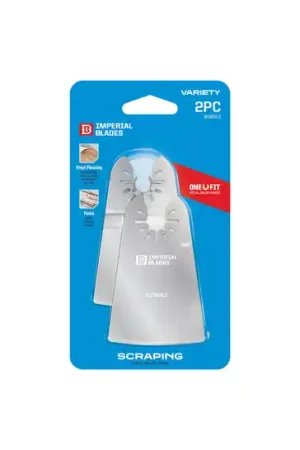 While Supplies Last Milwaukee Tool IBOASV-2 IMPERIAL BLADES ONE-FIT Scraper Variety Pack, 2PC
