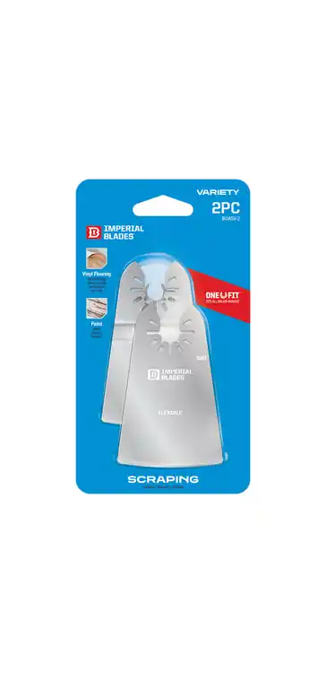 While Supplies Last Milwaukee Tool IBOASV-2 IMPERIAL BLADES ONE-FIT Scraper Variety Pack, 2PC