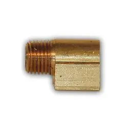 Mid-America Fittings LF116-12 Barstock 90 deg Street Elbow, 3/4 in FPT x 3/4 in MPT, Brass Place Order