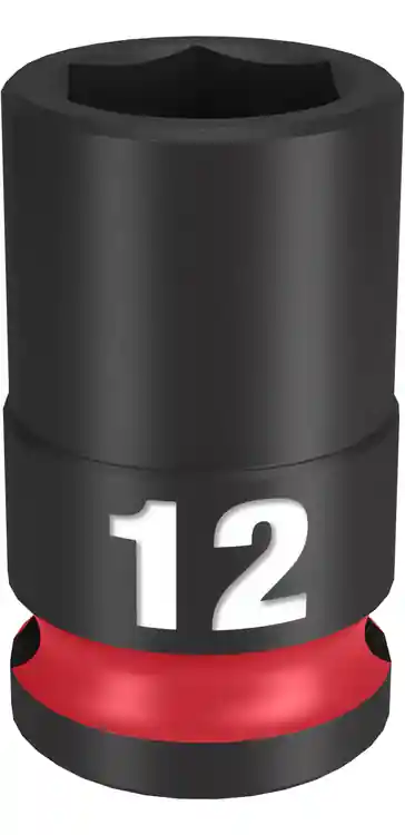 Milwaukee Tool 49-66-6136 SHOCKWAVE Impact Duty 3/8" Drive 12MM Standard 6 Point Socket Flash Sale