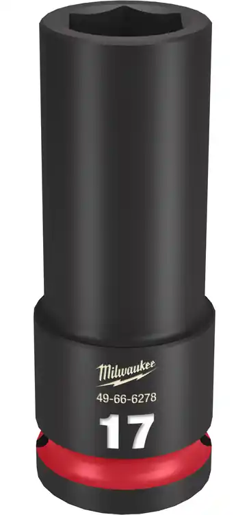 Save Now Milwaukee Tool 49-66-6278 SHOCKWAVE Impact Duty 1/2" Drive 17MM Deep 6 Point Socket