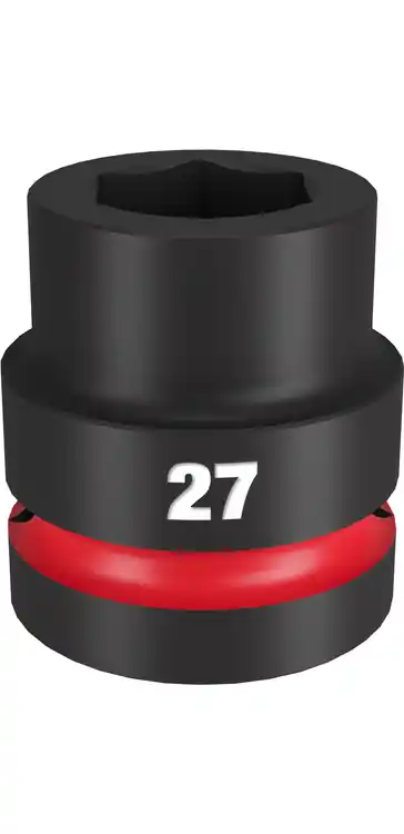 Limited Time Milwaukee Tool 49-66-6592 SHOCKWAVE Impact Duty 1" Drive 27MM Standard 6 Point Socket