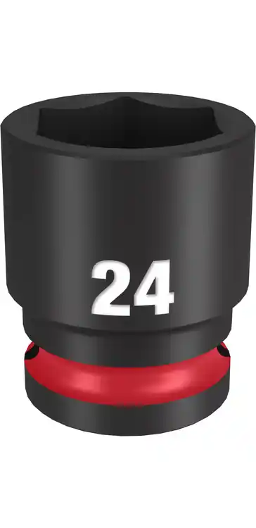 Affordable Milwaukee Tool 49-66-6256 SHOCKWAVE Impact Duty 1/2" Drive 24MM Standard 6 Point Socket
