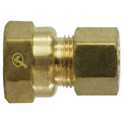 AMC 700066-1408 Coupling, 7/8 in Compression x 1/2 in FNPTF, Brass Next Day Delivery