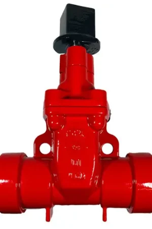 Weekend Sale Midland Metal 9640RT4 Gate Valve with OP Nut, 4 in Nominal, RT x RT, Ductile Iron Body