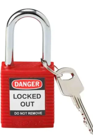 Instant Buy Brady 99552 Brady Safety Padlocks Red