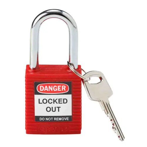 Instant Buy Brady 99552 Brady Safety Padlocks Red