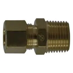 AMC 700068-0806 Adapter, 1/2 in Compression x 3/8 in Male NPTF, Brass Low Price