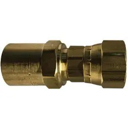AMC 07216-061104 Reusable Swivel, 3/8 in Hose x 1/4 in FNPSM, Brass Shop Now