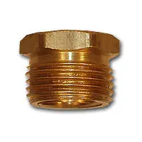 Midland Metal 80GH MAF/USA MGH x Female Pipe, MAF/USA GARDEN HOSE, 3/4Mht x 1/2Fpt Gh Adater, MAF/USA Brass Fittings Bargain