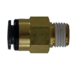 Midland Metal 681012C Straight Connector, 5/8 in Tube OD x 3/4 in Male NPTF, Composite Order Now