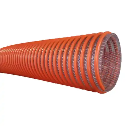 Must Have Midland Metal RSPVC-1000 Textile Reinforced S&D, SUCTION AND DISCHARGE, 10 Textile Reinforced Orange Suction, Buchanan Hose