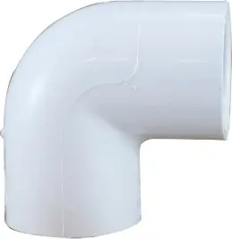 Midland Metal 55723 90 deg Elbow, 1-1/4 in Slip x 1-1/4 in Slip, PVC, White, SCH 40 Schedule Grab Now