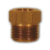 Get Yours Midland Metal 41IFB-5 MAF/USA INV Nuts, MAF/USA INVERTED FLARE, 5/16 Brass Inverted Flare Nut, MAF/USA Brass Fittings