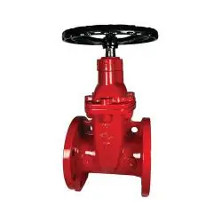 Midland Metal 9640FL25 Gate Valve, 2-1/2 in Nominal, Flanged x Flanged, Ductile Iron Body Brand New
