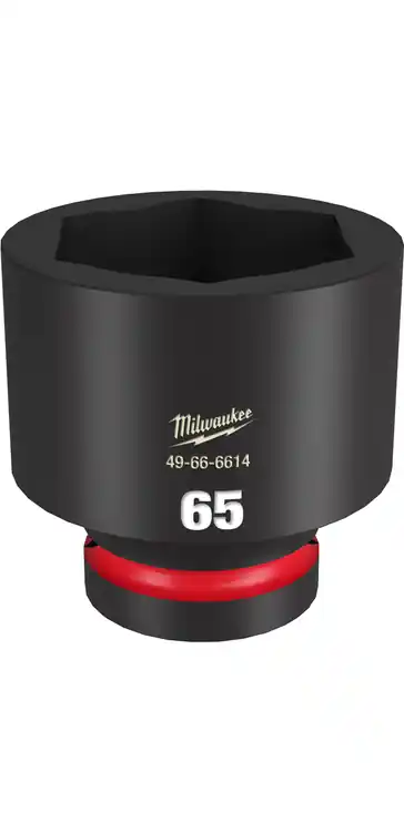 Milwaukee Tool 49-66-6614 SHOCKWAVE Impact Duty 1" Drive 65MM Standard 6 Point Socket Exclusive Offer