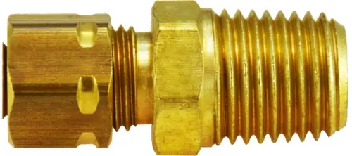 Flash Sale Midland Metal 26197 Adapter with 26008 Nut, 5/8 in Compression x 3/8 in MIP, Brass
