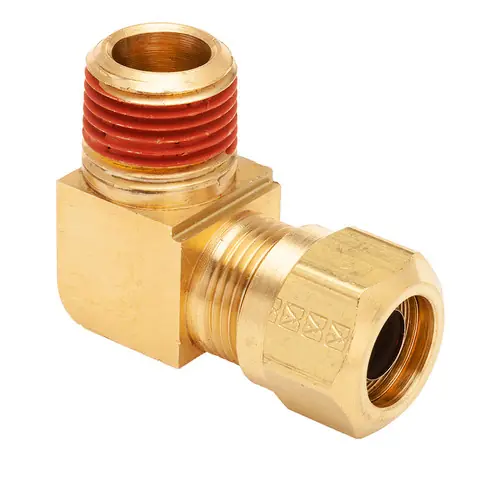 While Supplies Last Mid-America Fittings NT68-32VS Adapter with RTS, 3/16 in Tube OD x 1/8 in Male NPTF, Brass