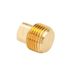 Mid-America Fittings LF109AL-6 Countersunk Hex Plug, 3/8 in MPT, 0.45 in, Brass High Quality