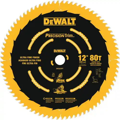Buy Online Dewalt DW3216PT 12" 60T Precision Trim Blade