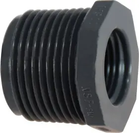 Top Rated Midland Metal 839041 Threaded Bushings, Sch 80 PVC Fittings, 1/4 x 3/8 Mxf Sc80 Pvc Bushing, Plumbing Accessories